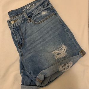 Gap Distressed Denim Shorts